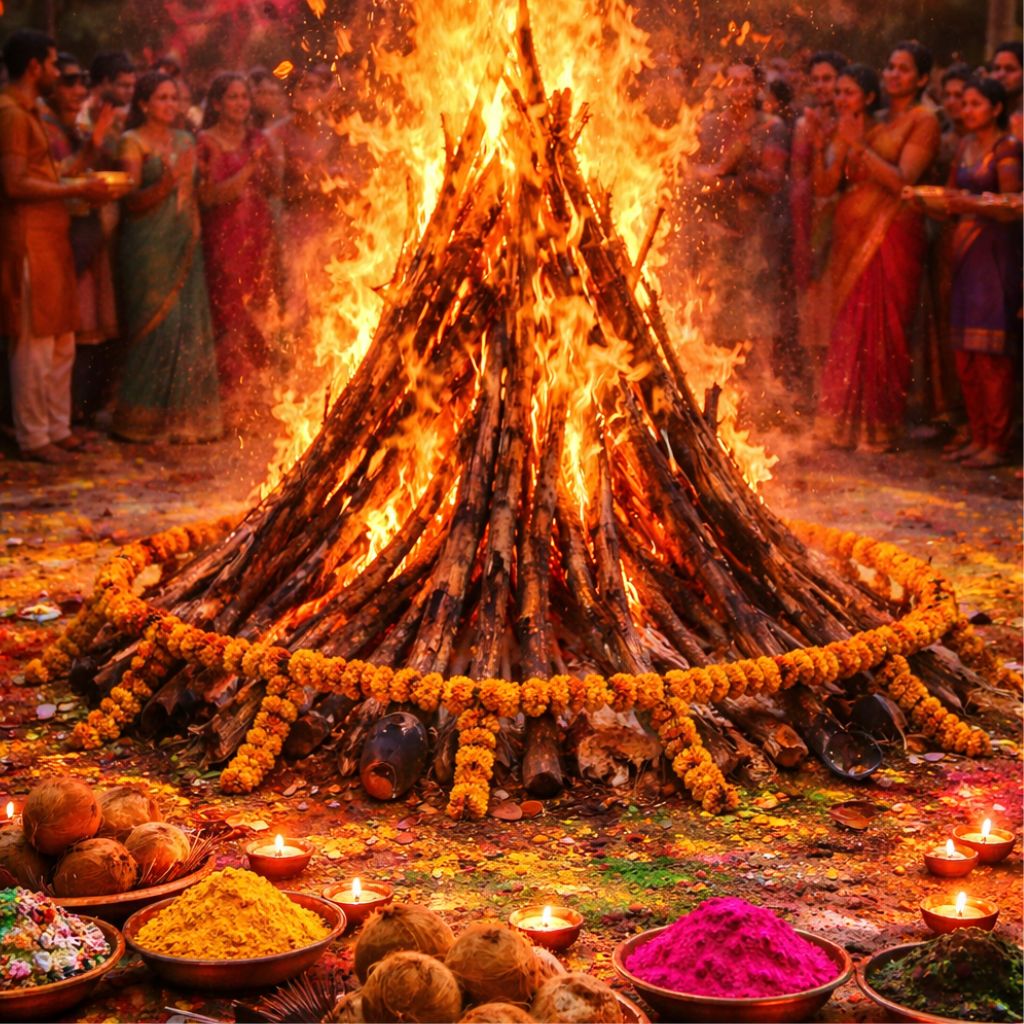 The Demoness Holika Dehan to protect religion