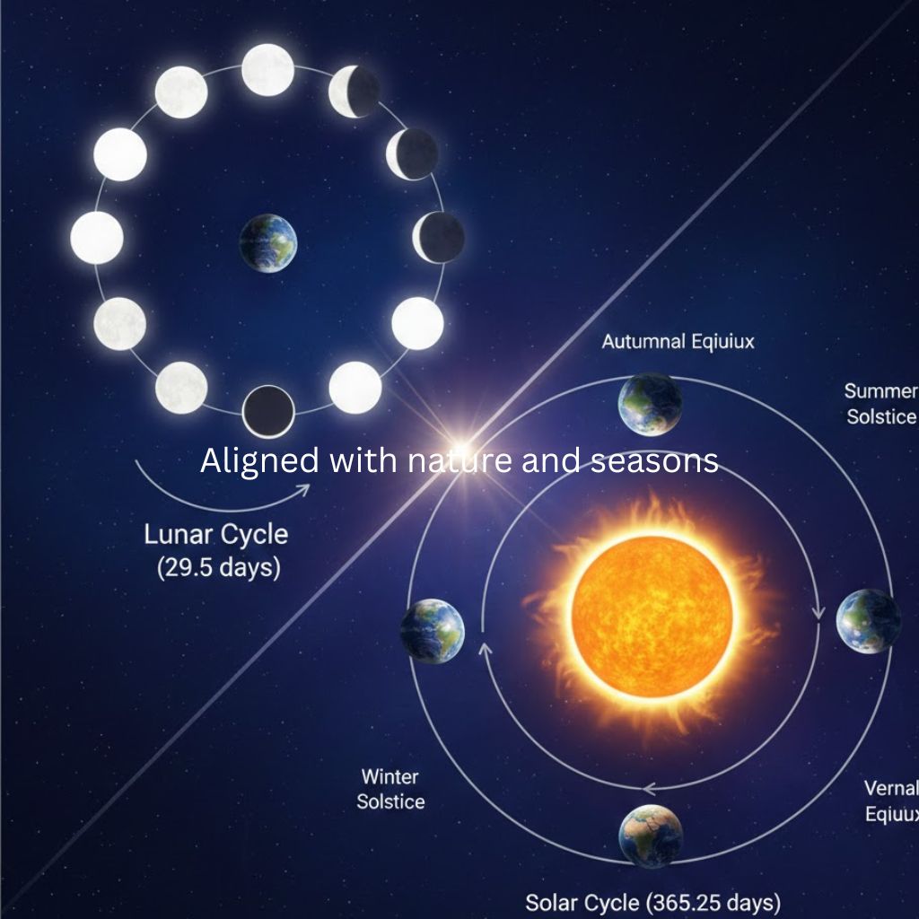 Vikram Samvat hindu calendar is aligned with nature and seasons