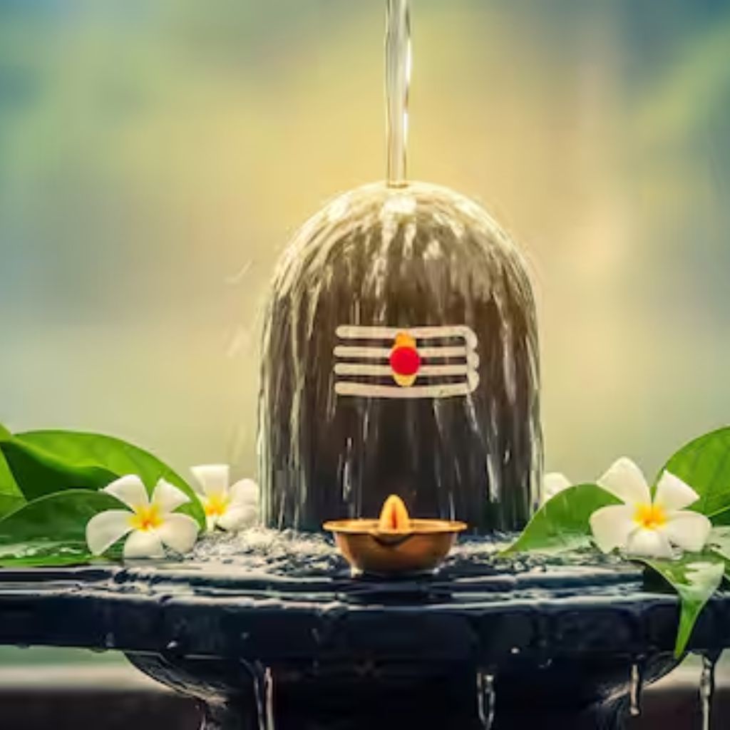 maa ganga river abhishek on shiv bhagwan