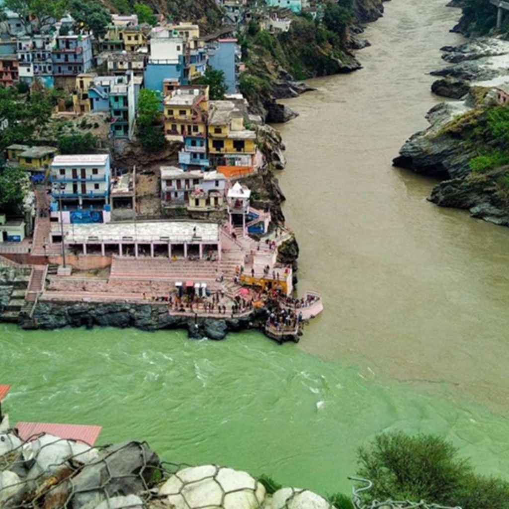maa ganga river at devprayag