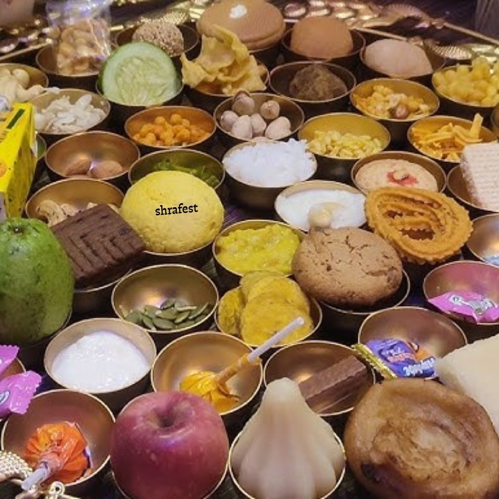 Food offering to Ganesh ji Modak 56 Bhoog