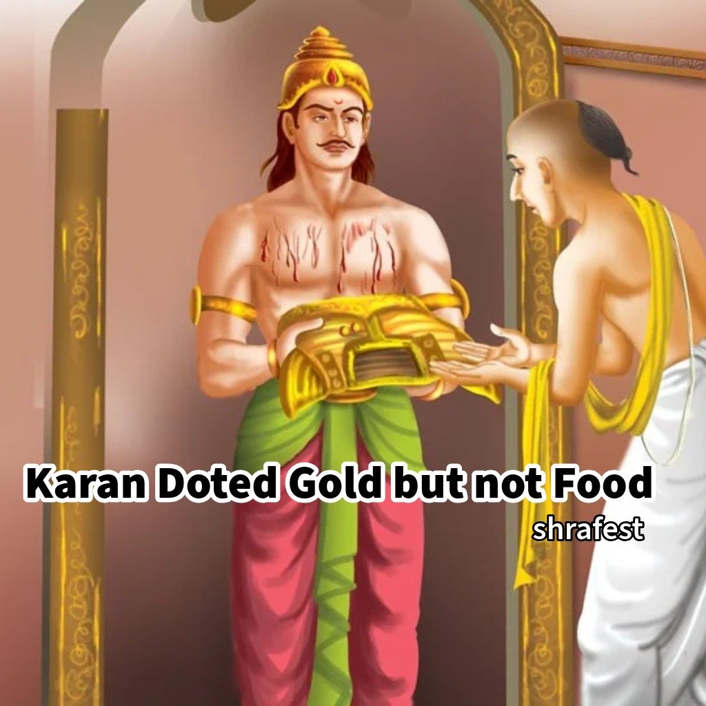 Pitru Paksha stories about karan donations